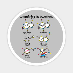 chemistry is awesome Magnet